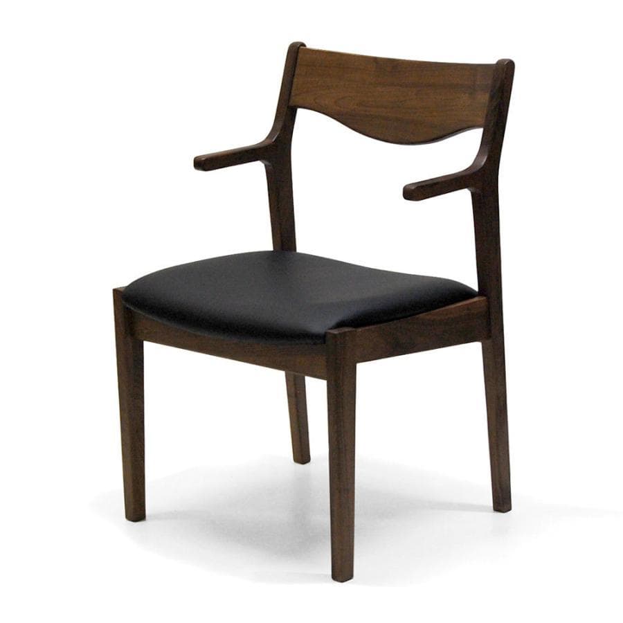 DZ DC MNC　6脚　肘付ダイニングチェア　アームチェア　ブラウン＊ブラック