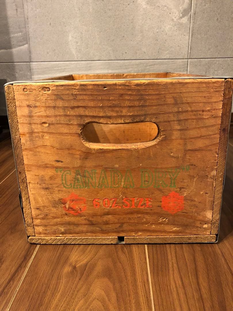 カナダ　ドライ ヴィンテージ木箱