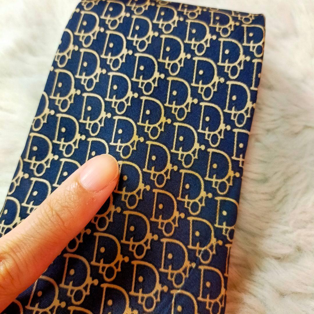 Christian Dior ネクタイ ロゴプリント シルク