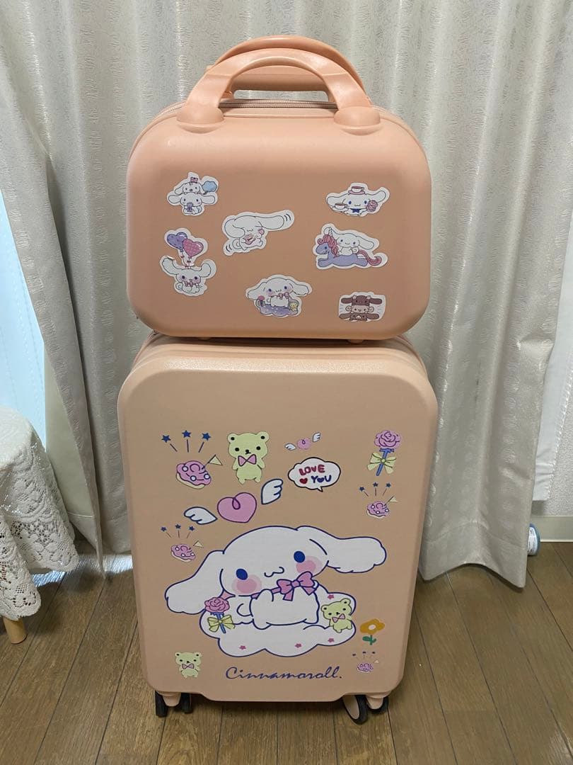 シナモロール キャリーケース セット　機内持ち込み