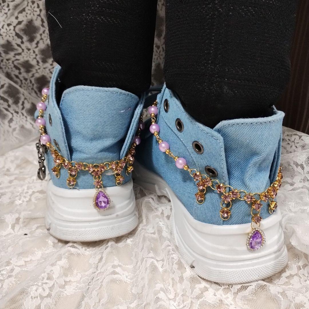 スニーカーアクセサリー　ヒールアクセサリー　アンクレット　羽織ピン