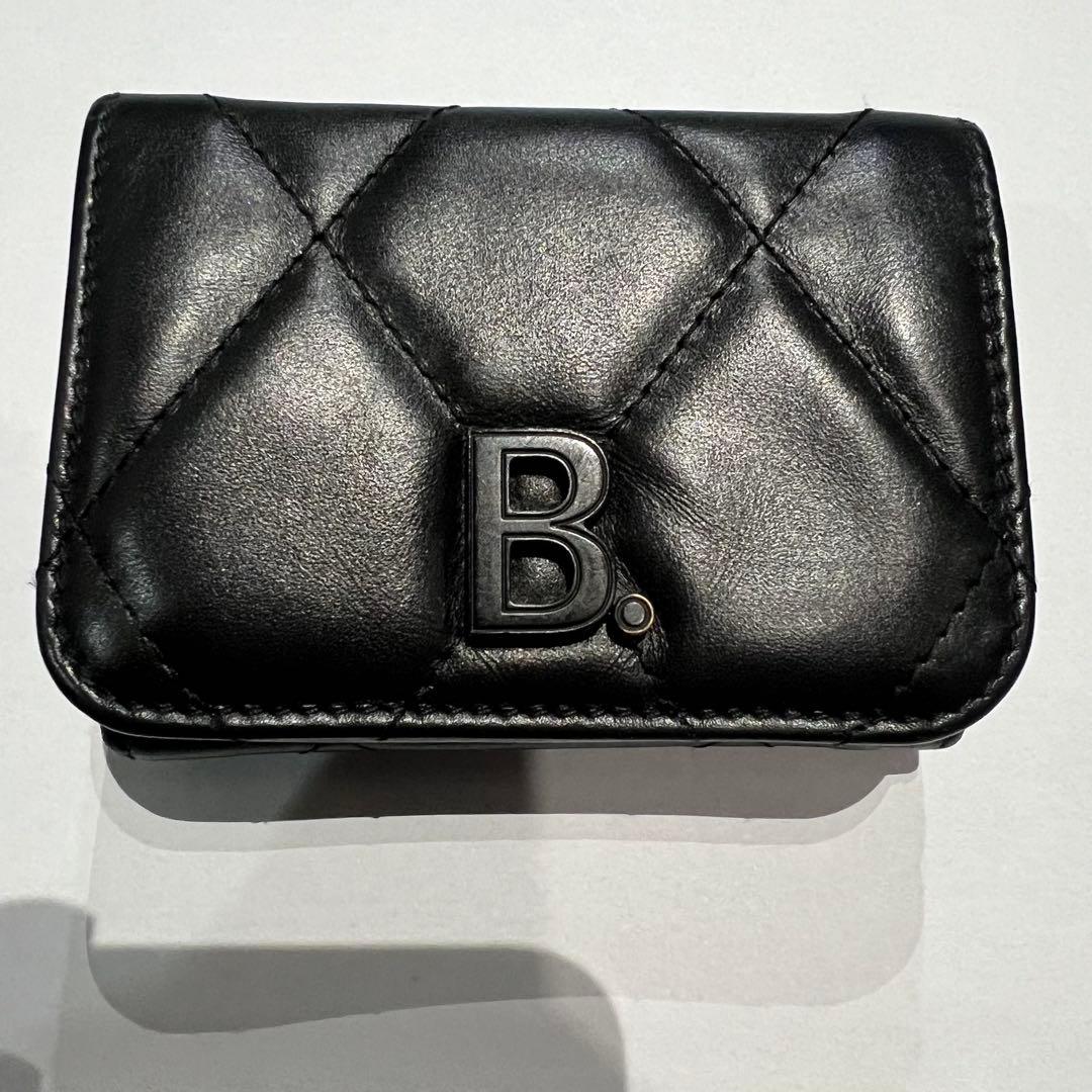 BALENCIAGA B ロゴ レザー ウォレット バレンシアガ 三つ折り 財布
