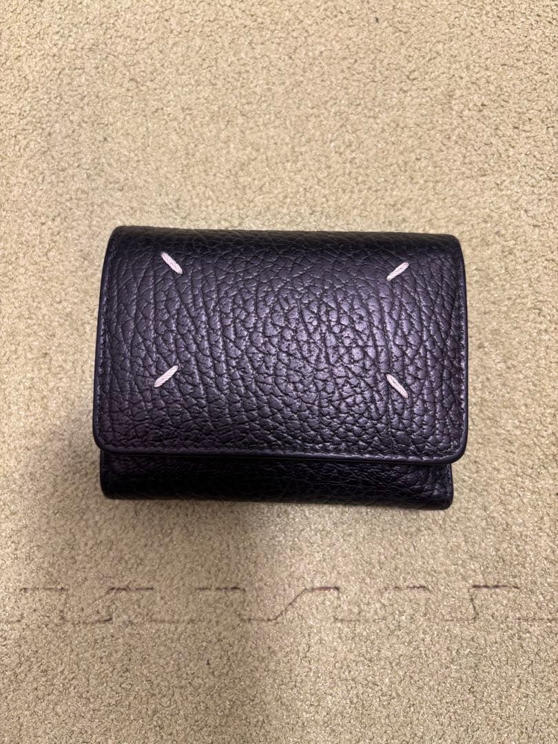 MAISON MARGIELA メゾンマルジェラ三つ折り財布　黒