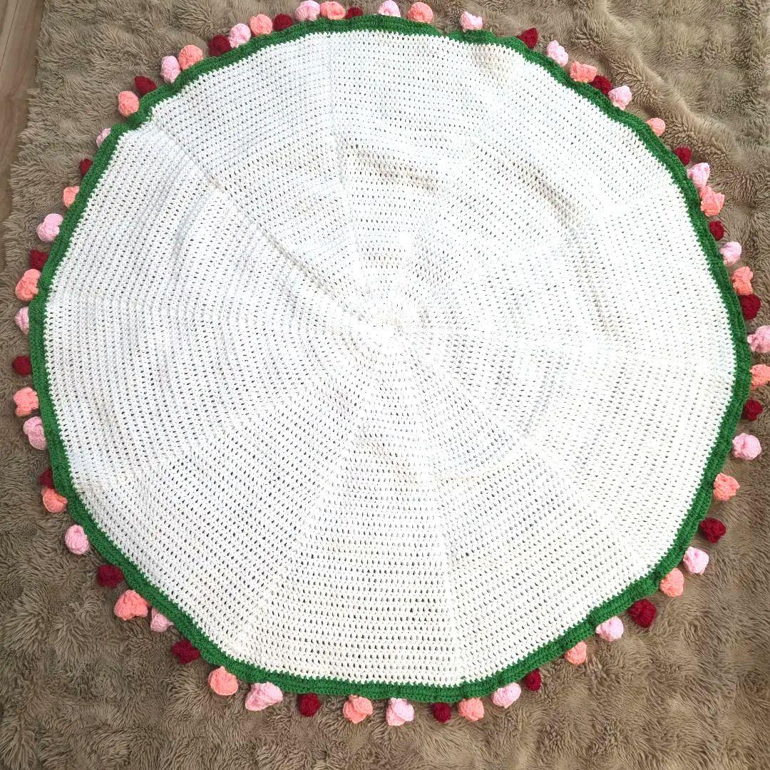 ブーケブランケット　ハンドメイド