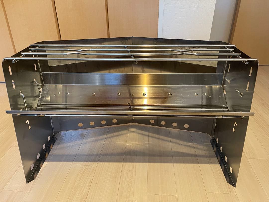 薪グリルラージ ユニフレーム　焚き火　キャンプ　UNIFLAME 収納袋付き