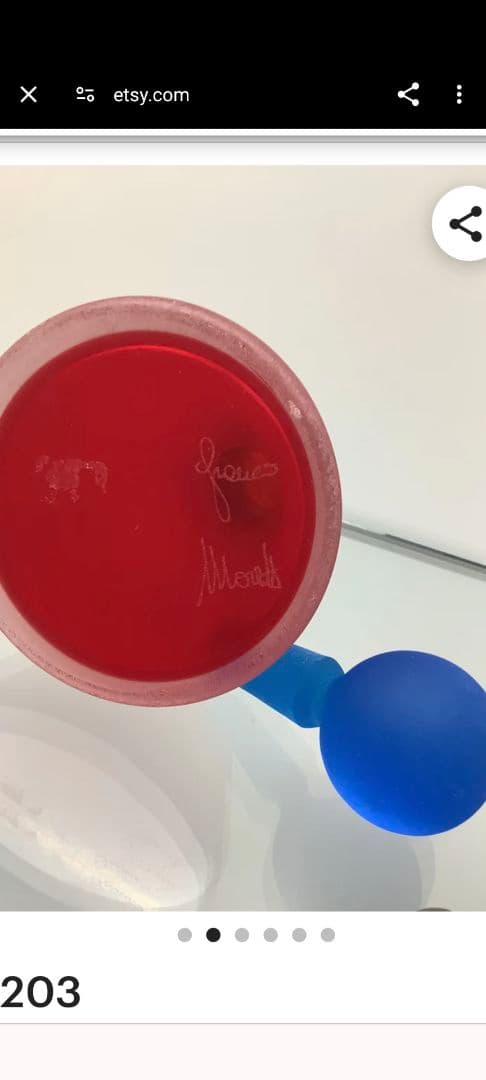 フランコ モレッティ　香水ボトル　ガラスアート　ガラス瓶　インテリア　ガラス細工