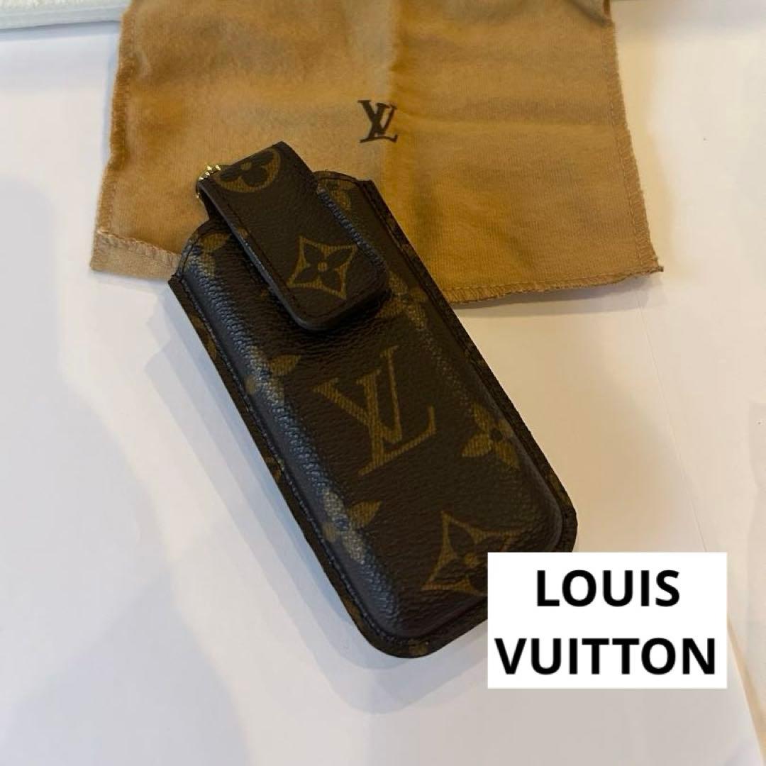 ルイヴィトン 電子タバコケースにも 小物入れ カラビナ付き