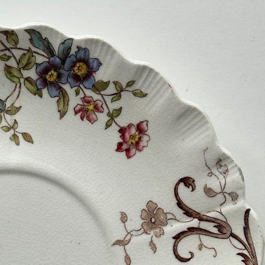 フランスアンティーク　サルグミンヌ　FLEURY 2枚SET