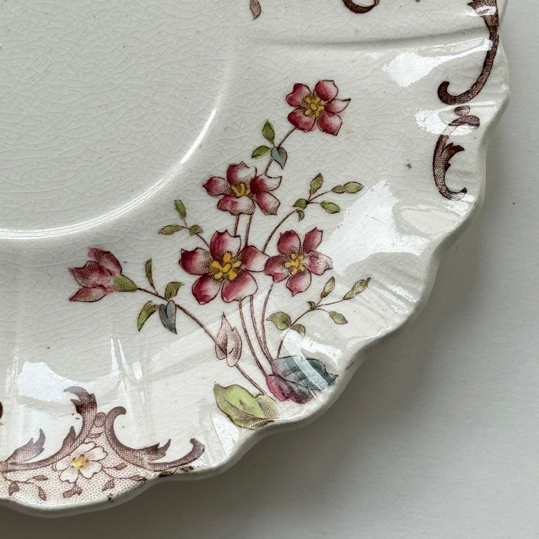 フランスアンティーク　サルグミンヌ　FLEURY 2枚SET