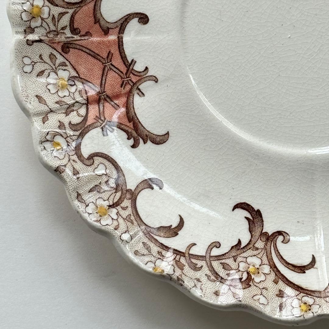 フランスアンティーク　サルグミンヌ　FLEURY 2枚SET