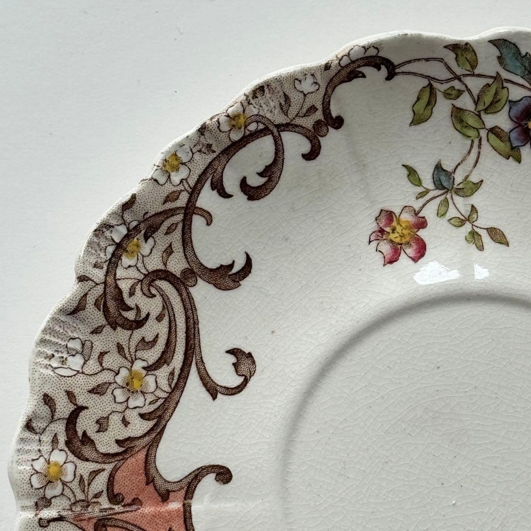 フランスアンティーク　サルグミンヌ　FLEURY 2枚SET