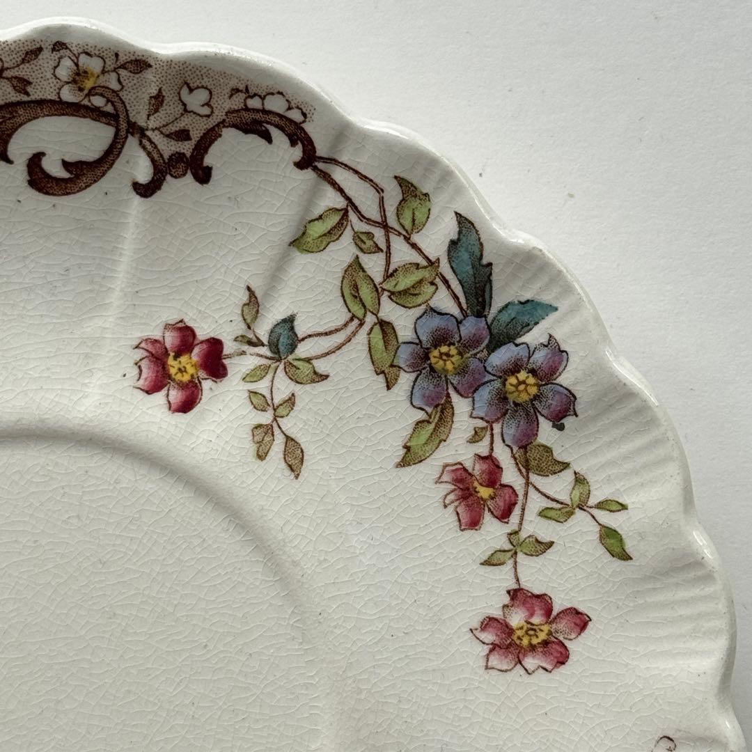 フランスアンティーク　サルグミンヌ　FLEURY 2枚SET