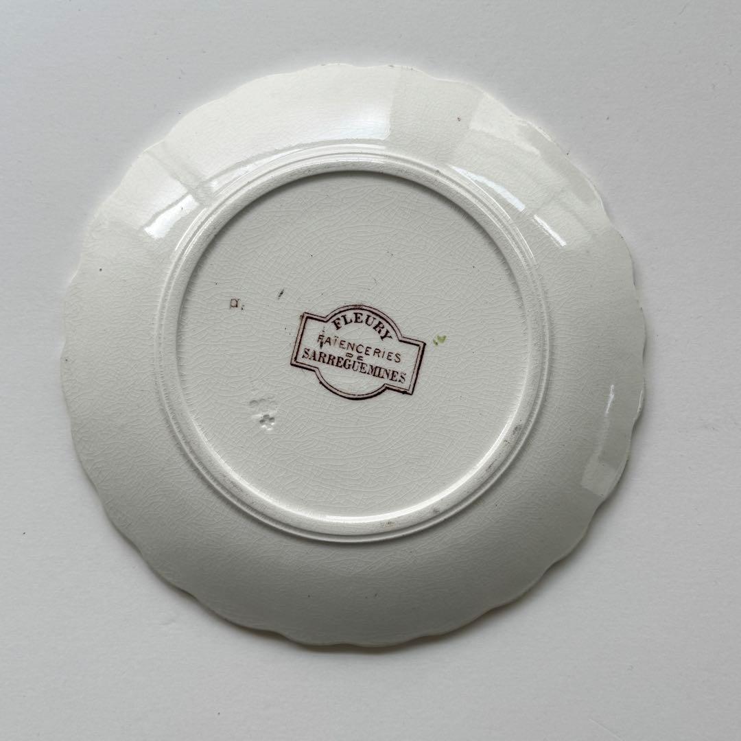 フランスアンティーク　サルグミンヌ　FLEURY 2枚SET