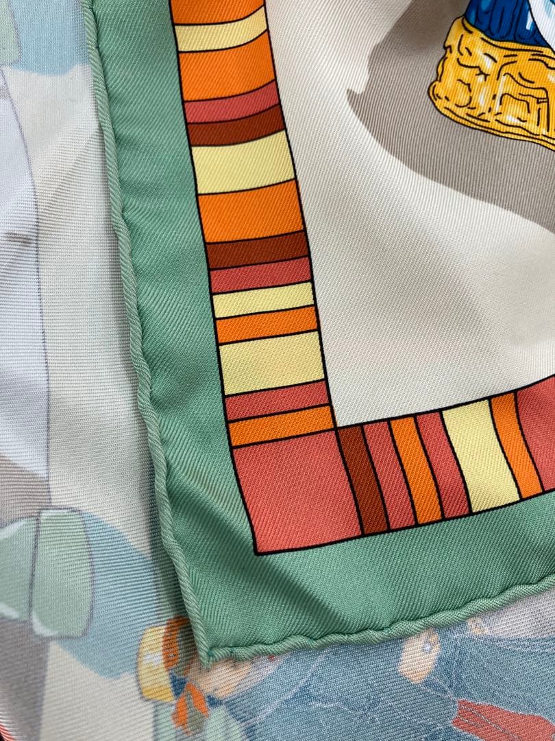 値下げ！美品　エルメス カレ90 PRIERES AU VENT 風の中の祈り