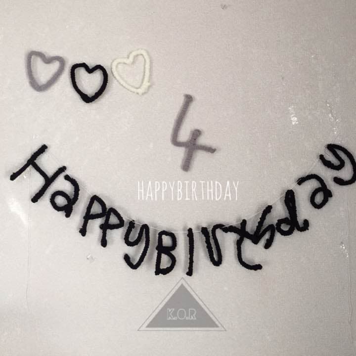 お 誕生日 ガーランド