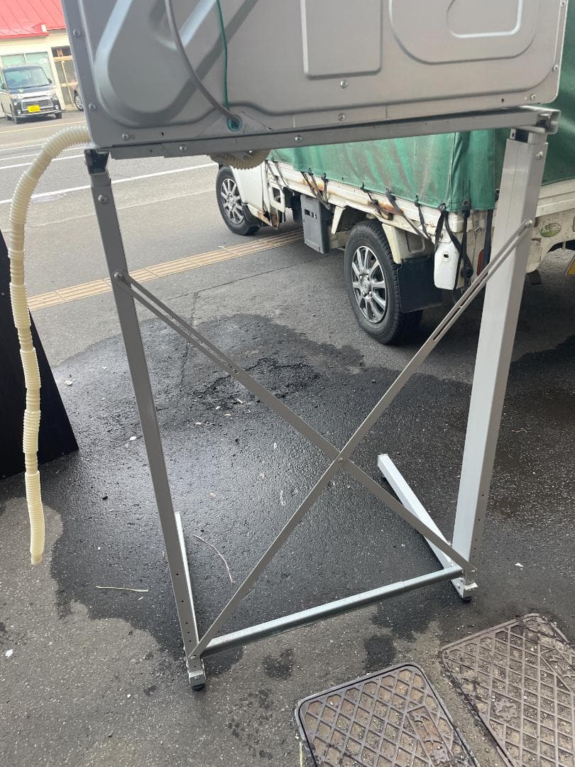 札幌市引取限定 日立 衣類乾燥機 DE-N50WV 2019年製 スタンド付