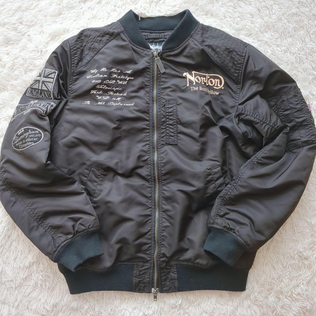 Norton ノートン MA-1 フライトジャケット ボンバー 総刺繍 ワッペン