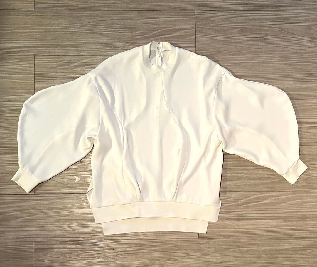 ENFÖLD エンフォルド　オーバーサイズ　美カッティングデザインブラウス　38