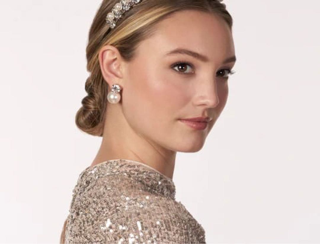 Elizabeth Bower Duet Stud パールピアス