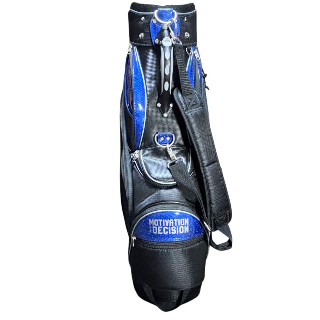 キャディバッグ MOTIVATION AND DECISION ブラック 9.5