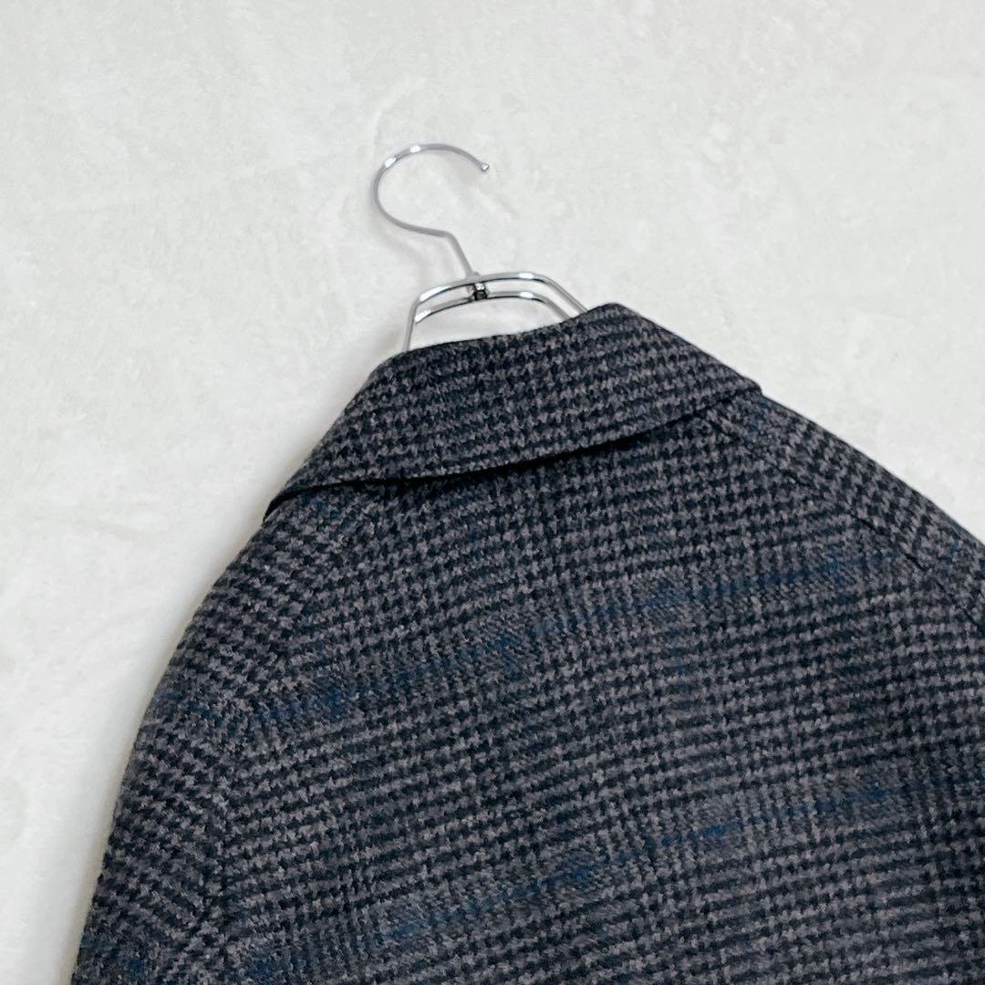 『エディフィス×インバーティア』別注 リバーシブル グレンチェック バルマカーン