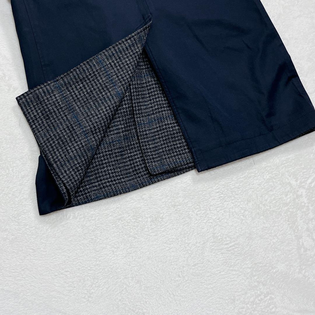 『エディフィス×インバーティア』別注 リバーシブル グレンチェック バルマカーン