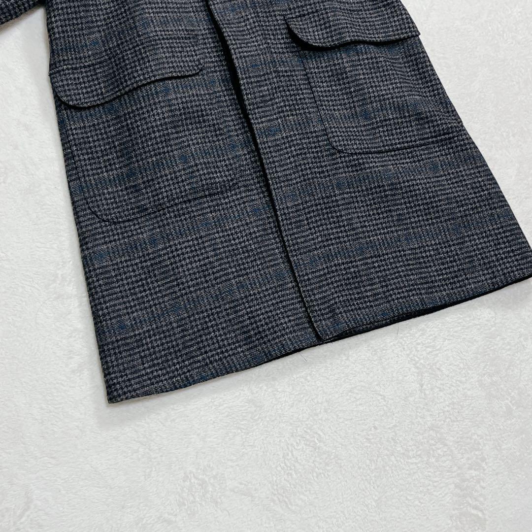 『エディフィス×インバーティア』別注 リバーシブル グレンチェック バルマカーン