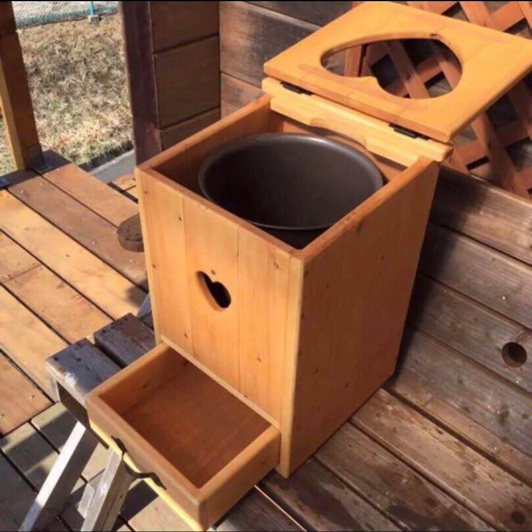 アメリカンカントリー家具　カントリーハート　ダストBOX 上開き　引き出し付き