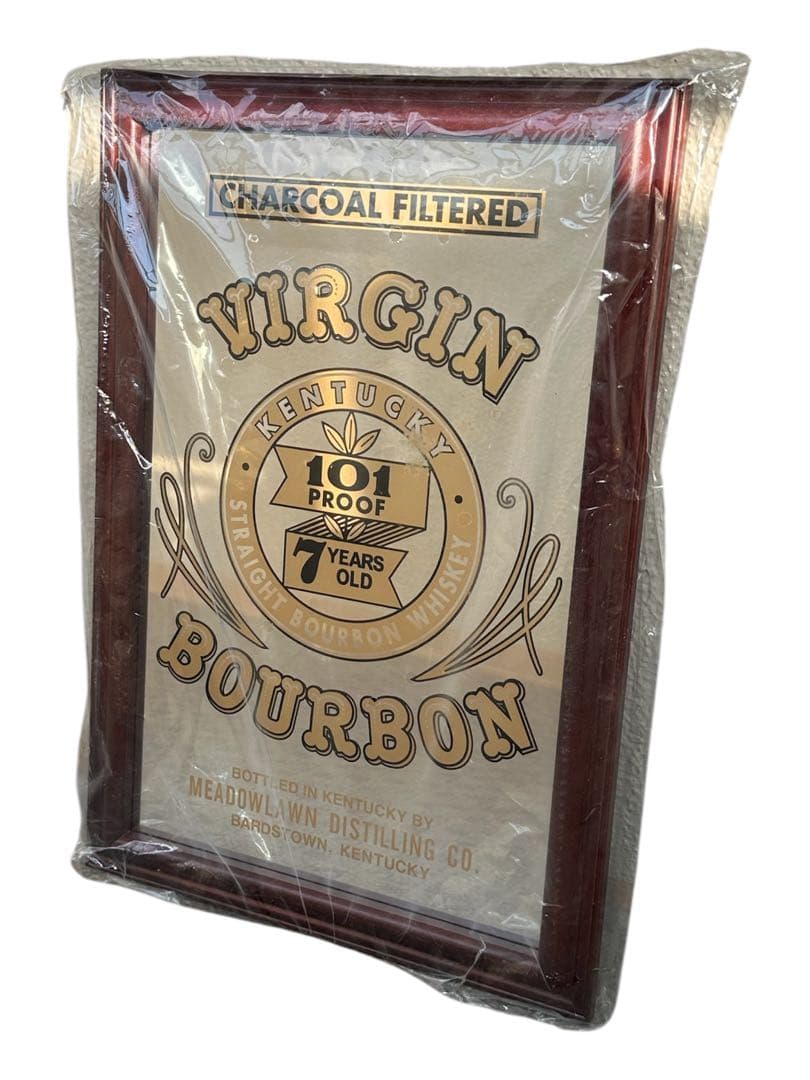 VIRGIN BOURBON パブミラー 未使用 非売品