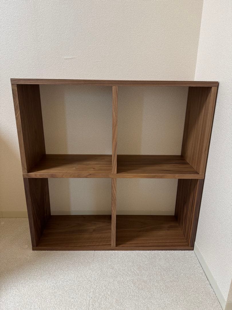 スタッキングシェルフ　ウォールナット材