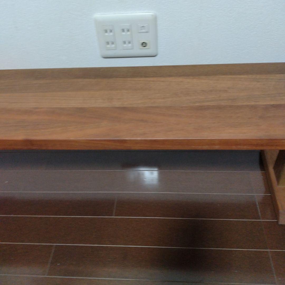 ローテーブル　テレビ台　ウォールナット　無垢