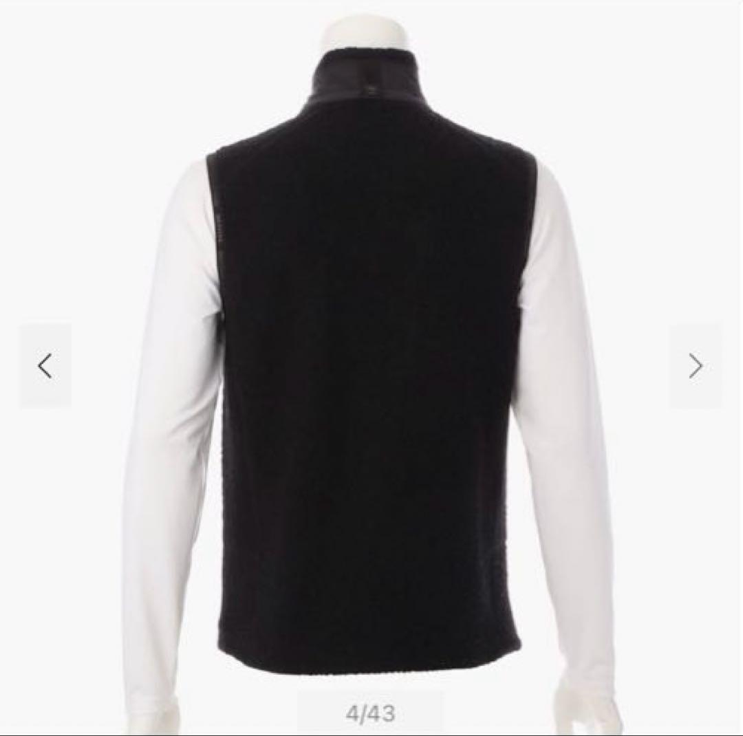 2025年秋冬モデル　ブリーフィングゴルフ　ウールボアベストブラック