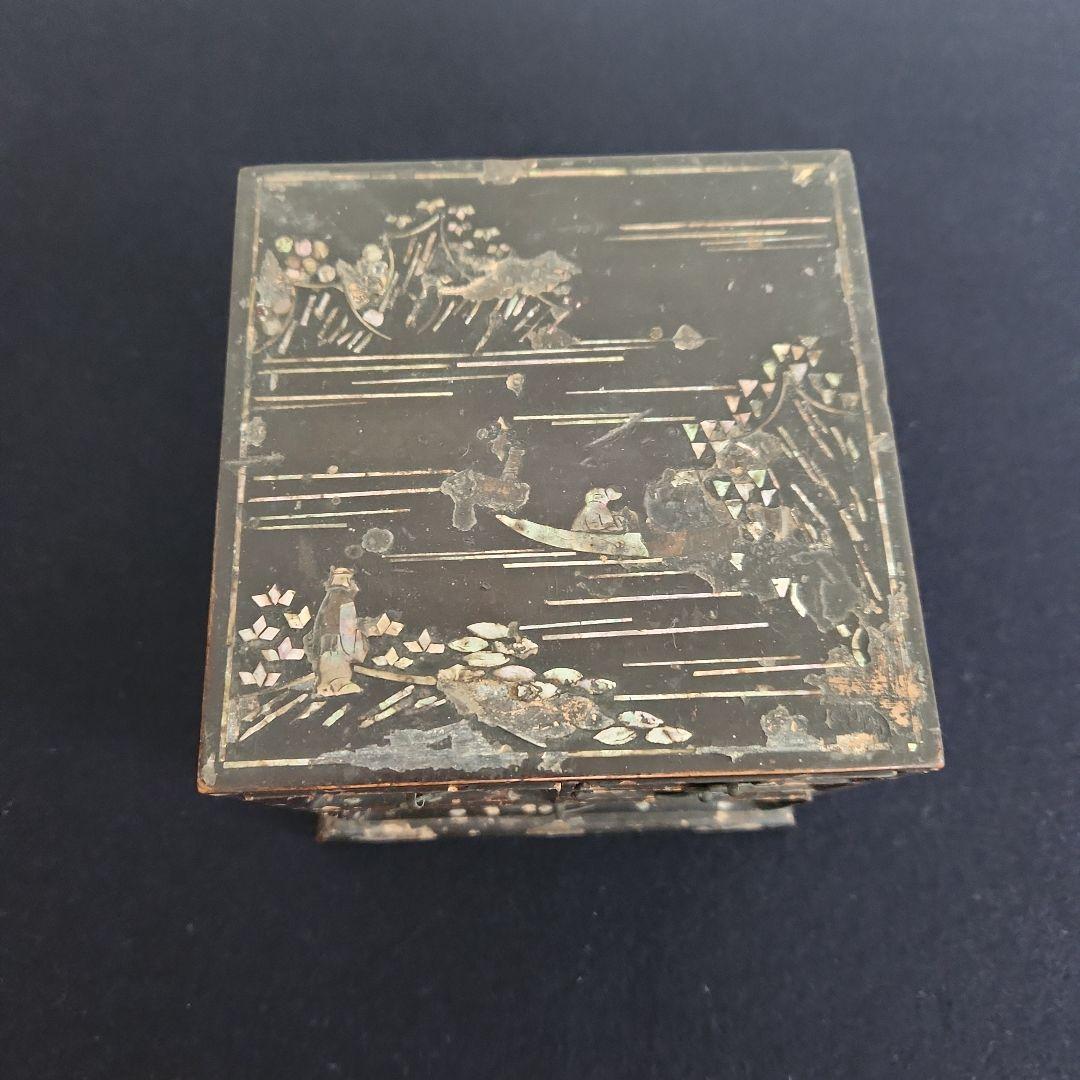 李朝‥螺鈿小引き出し