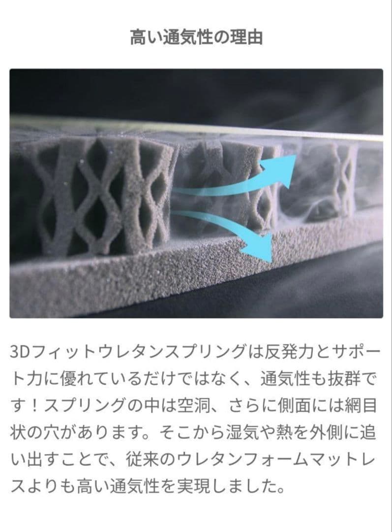 DORMEO セミダブル エアースプリングマットレス