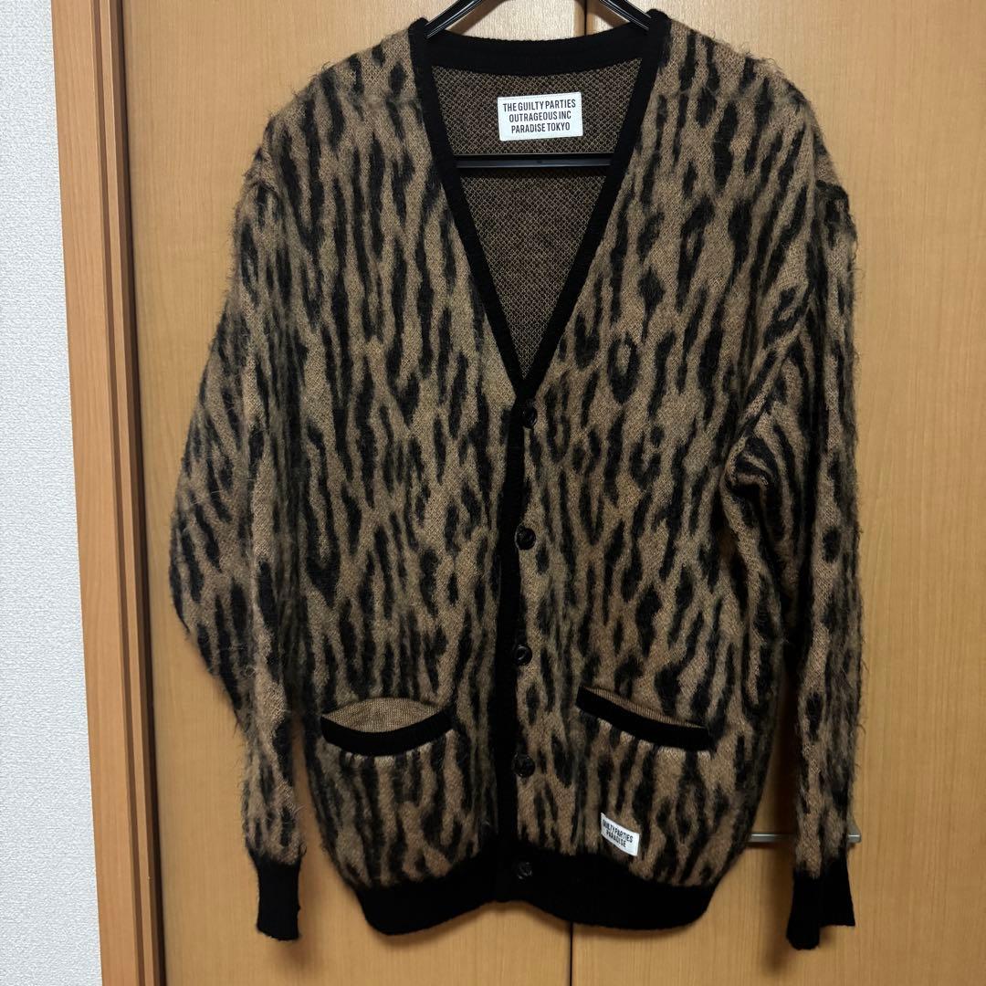 トップス 21AW LEOPARD MOHAIR CARDIGAN(TYPE2)