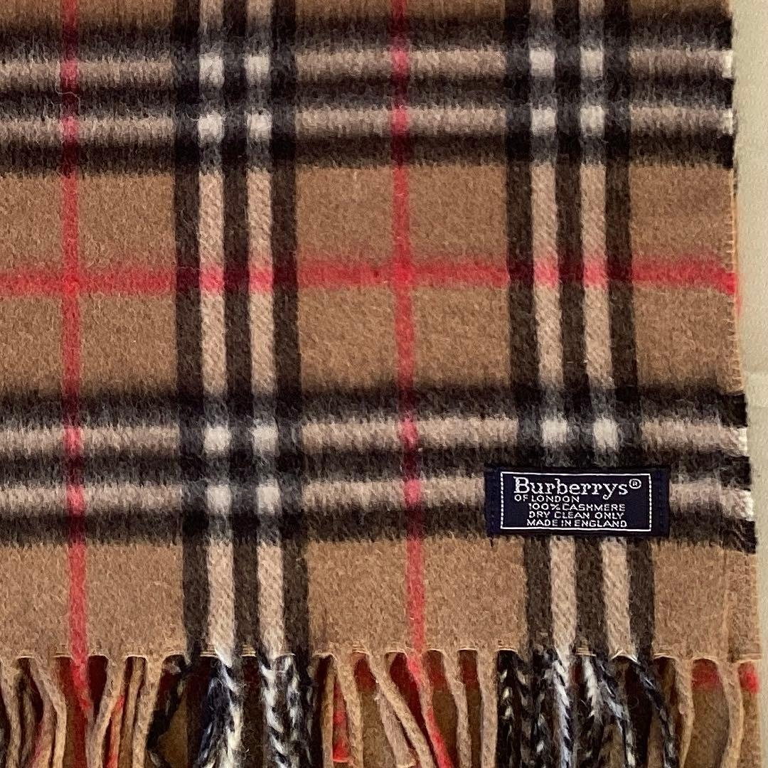 Burberrys 100% カシミヤ マフラー