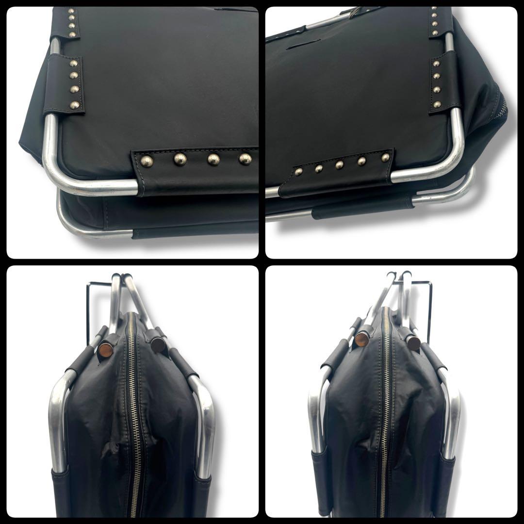 ジャンポールゴルチェ　パイプ　パイプフレーム メタルハンドル　ブラック　黒