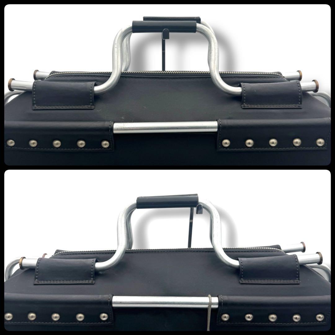 ジャンポールゴルチェ　パイプ　パイプフレーム メタルハンドル　ブラック　黒