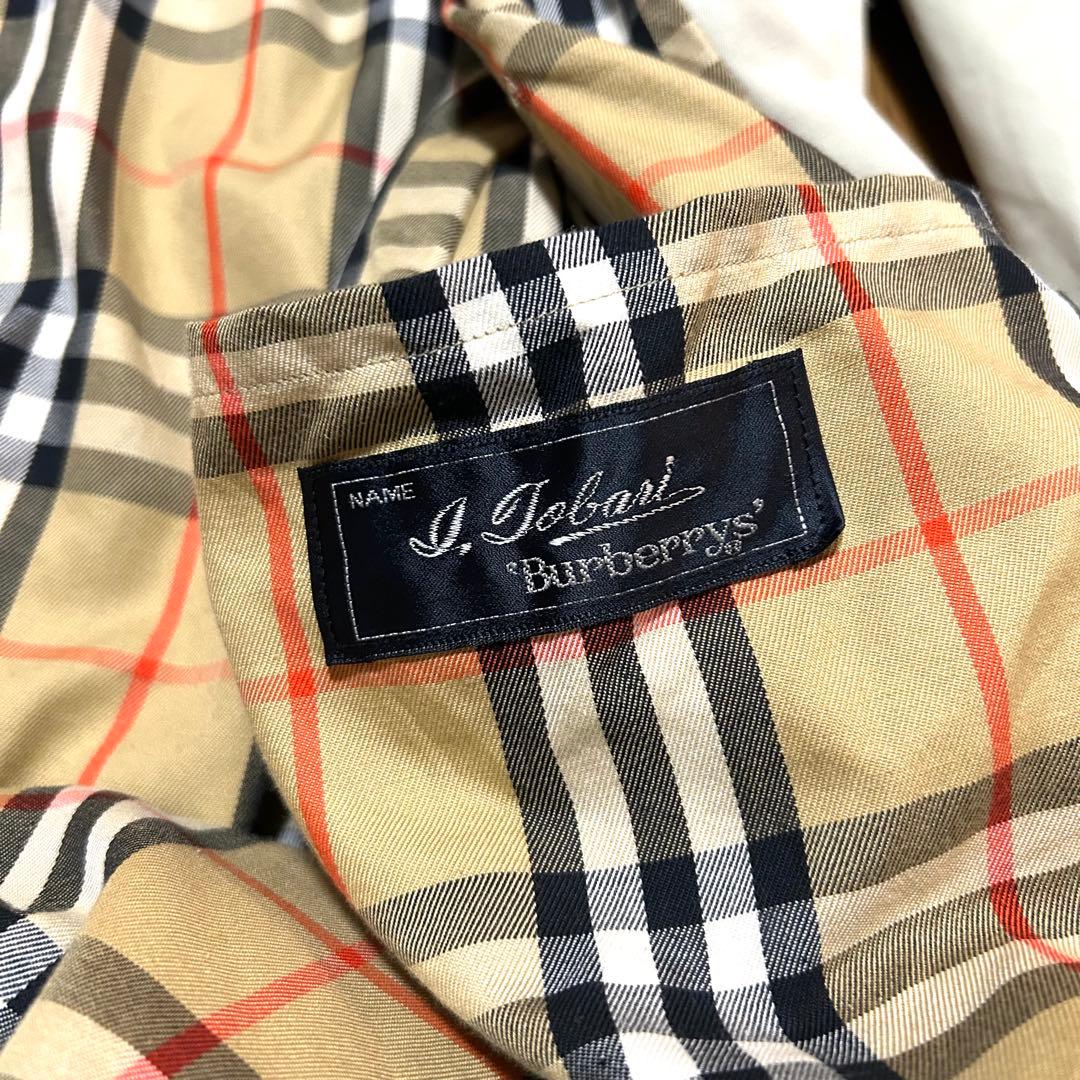Lサイズ相当！Burberry's バーバリーズ 古着ロングコート ノバチェック