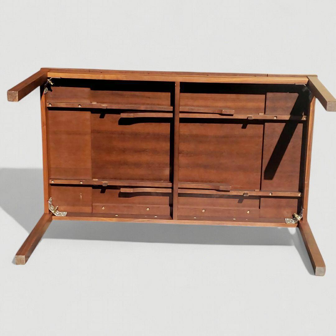 廃盤 無印良品 伸長 ウォールナット ダイニングテーブル 140~190 北欧