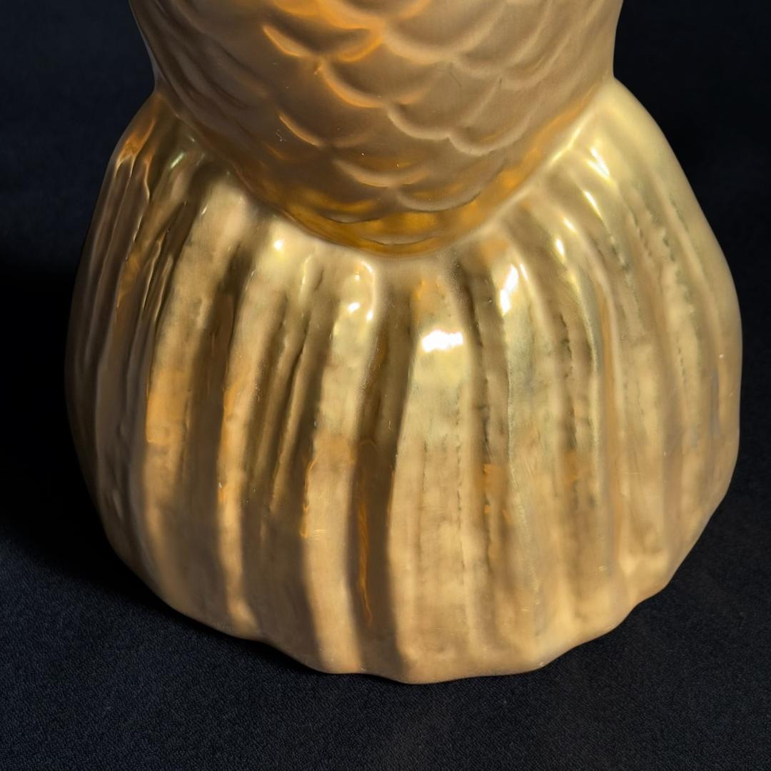 廃盤☆ナルミ エグゼクティブコレクション カンブリアシリーズ 花瓶 ゴールド 魚