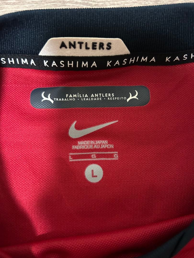 鹿島アントラーズ マルキーニョス ユニフォーム 2010 ゲームシャツ 長袖　L