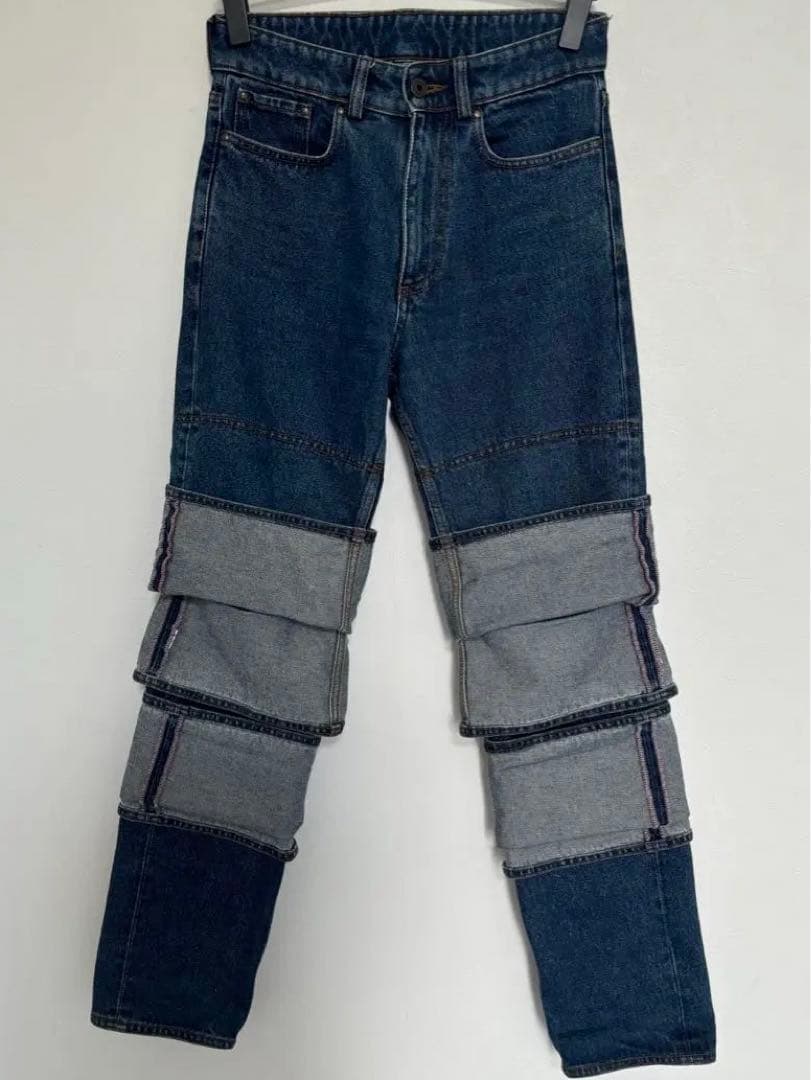 Y/project ワイプロジェクト レイヤード インディゴデニム