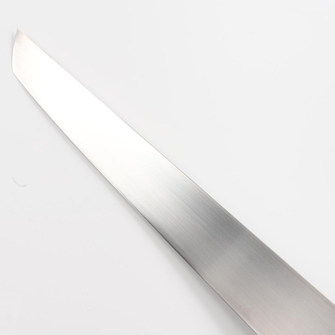 7952 マグロ包丁鞘付 鮪包丁 刃渡700mm 刺身包丁 スネークウッド八角柄