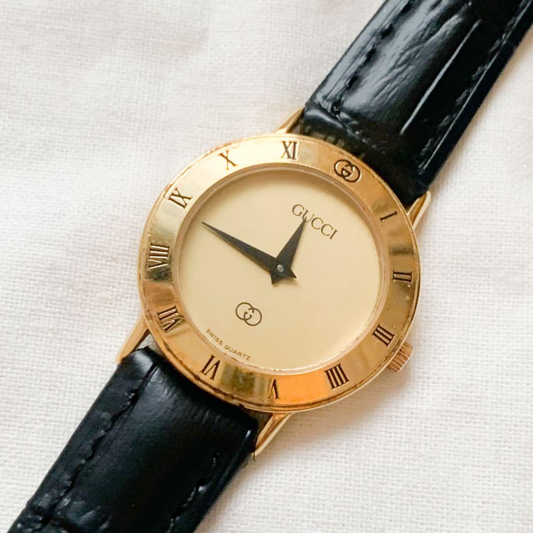 【稼働品】GUCCI■レディースウォッチ