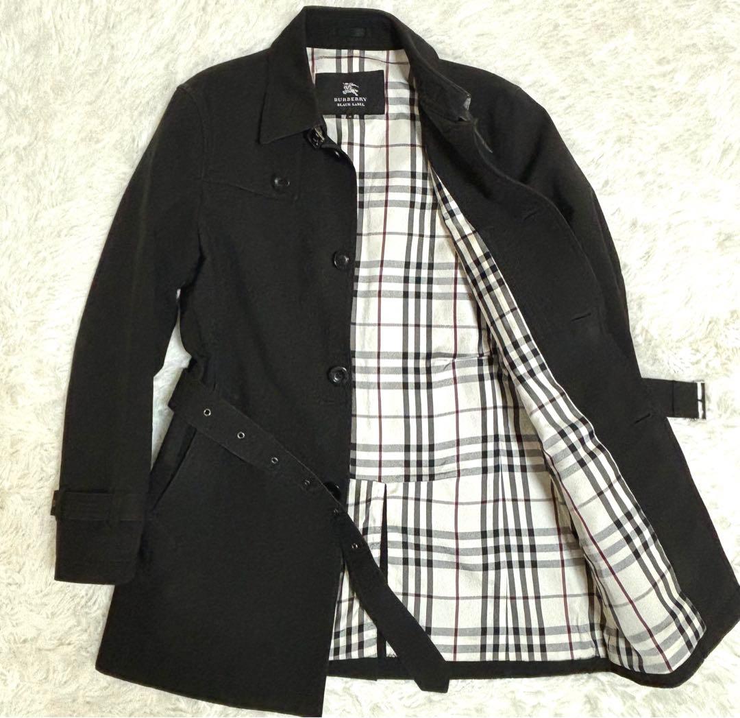 BURBERRY BLACK LABEL トレンチコート　ベルト付き　M