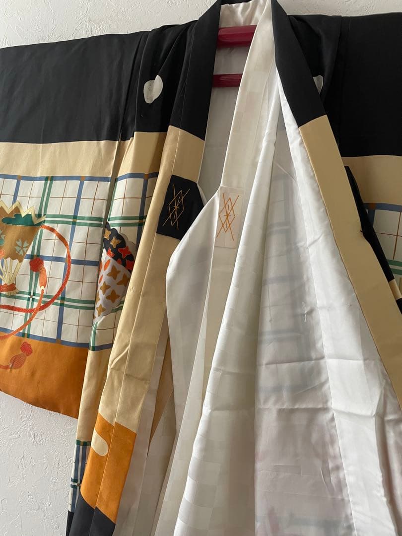 七五三　3歳　正絹お着物　被布コーデセット