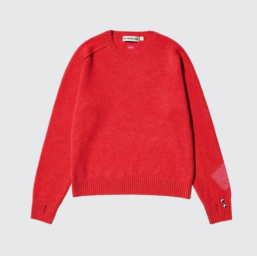 【値下げ】アニヤハインドマーチ カシミヤニット レッド 3XL ユニクロ