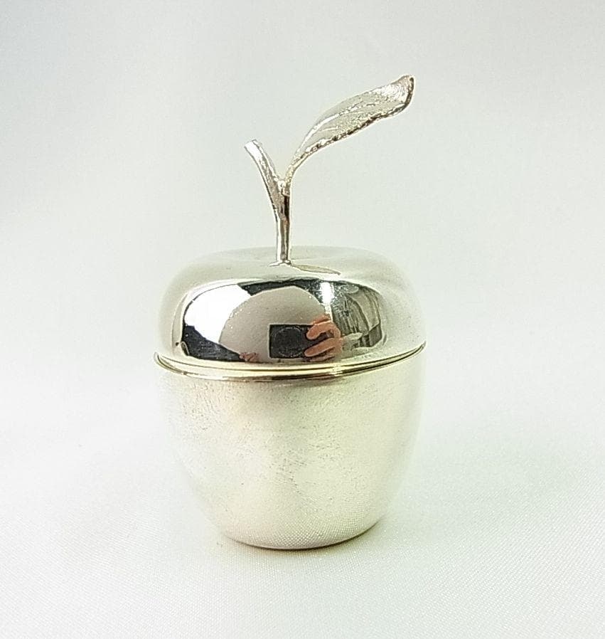 正規品希少美品ティファニー　MAKERS　アップル小物入れスターリングシルバー製