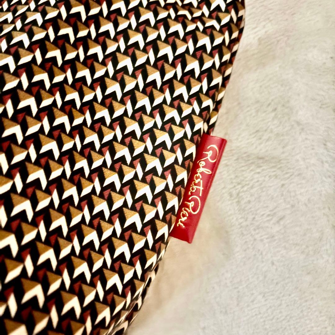 極美品✨️ロベルタピエリ トートバッグ タタミ 赤 収納◎ A4可